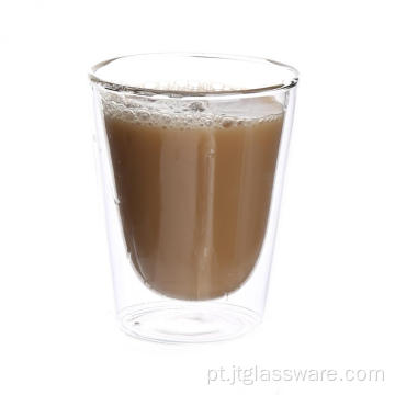Xícara de café de borosilicato de camada dupla